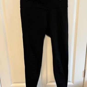 Ladies Athleta fleece lined leggings